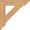 Ekena Millwork Traditional Traditional Smooth Bracket, Western Red Cedar, 3 1/2"W x 20"D x 20"H BKT04X20X20TRA01SWR - alternate 2